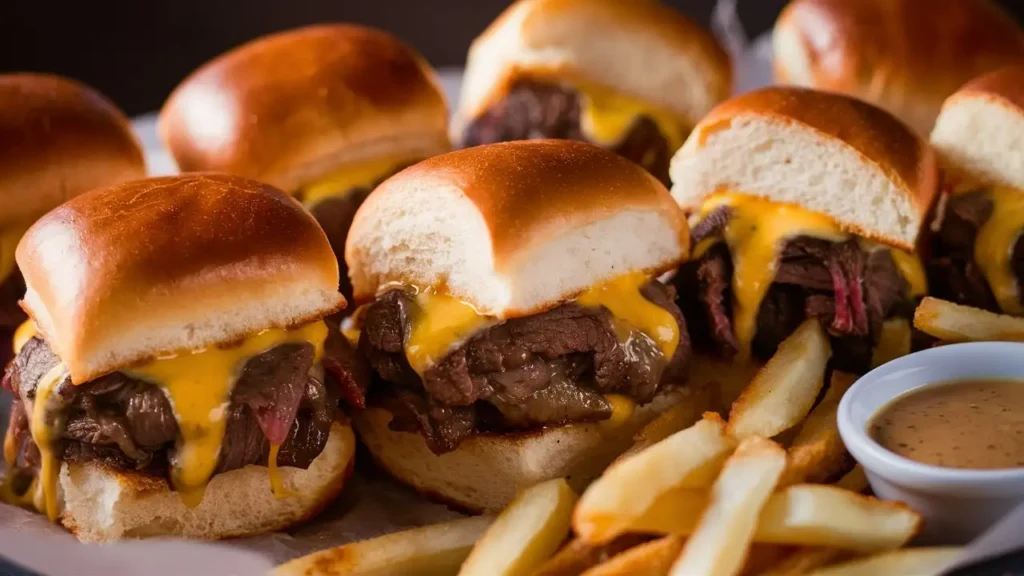 philly-cheesesteak-sliders